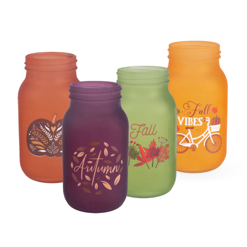 Fall Festive Glass Vase OBS