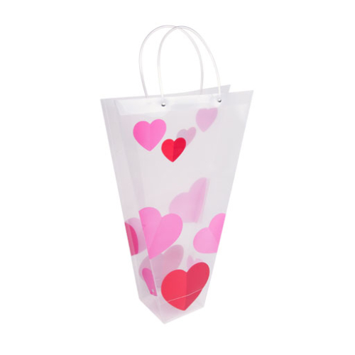 Paper Hearts Vase Bag