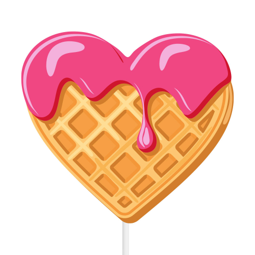 Waffle Heart On-Demand Pick