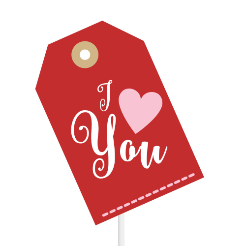 I Love You Tag On-Demand Pick